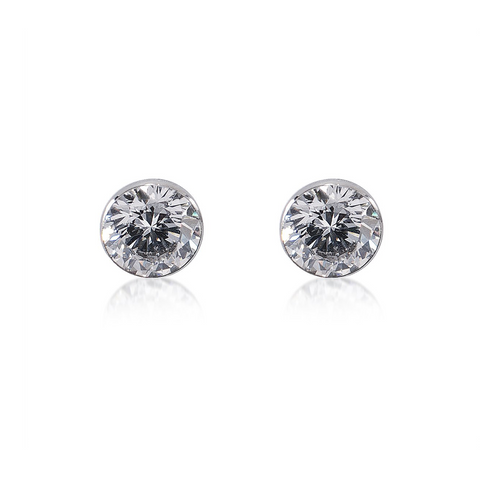 ER201W B.Tiff 2 ct Solitaire Stud Earrings