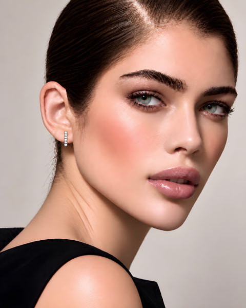 ER246W B.Tiff Pavé L-Bar Earrings