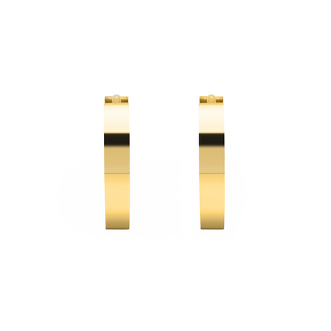 ER300G B.Tiff Gold Hoop Earrings