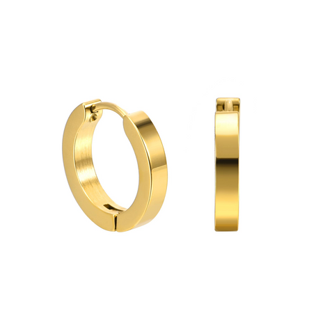 ER300G B.Tiff Gold Hoop Earrings