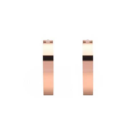 ER300RG B.Tiff Rose Gold Hoop Earrings