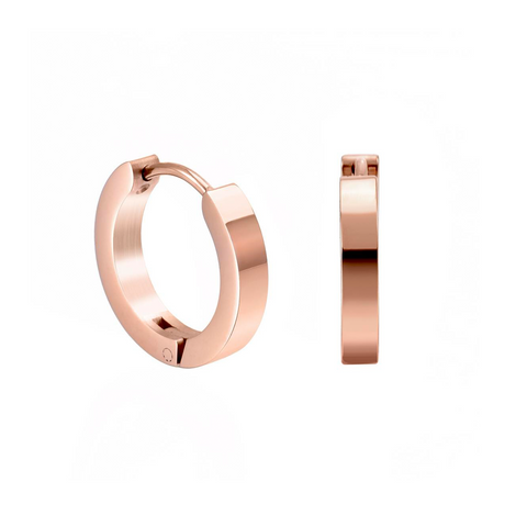 ER300RG B.Tiff Rose Gold Hoop Earrings