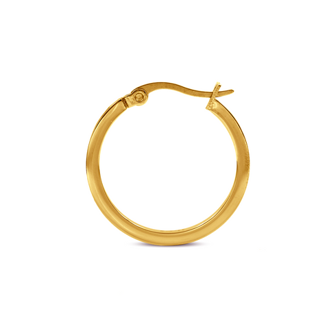 ER310G B.Tiff Gold Pavé 28-Stone Classic Small Hoop Earrings