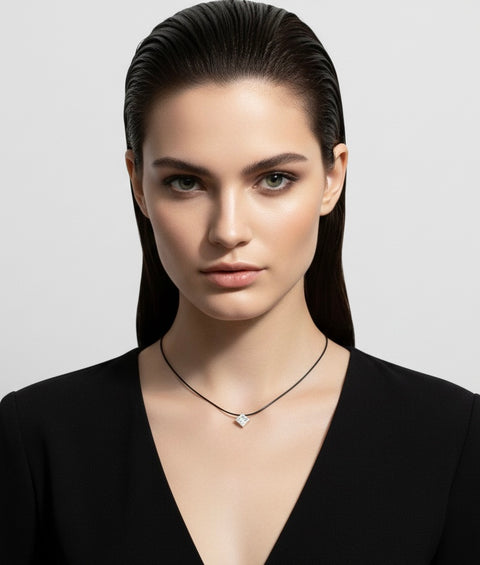 PT301W B.Tiff Cubi Pendant Necklace