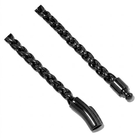 BG550GM B.Tiff Gun Metal Prince of Wales Chain Bracelet