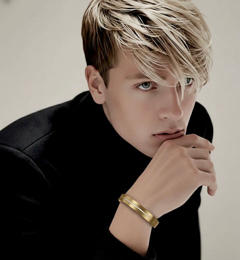 BG1212G B.Tiff Gold Eternity 38 Bangle Bracelet