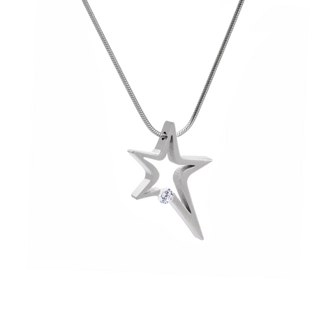 PT115W B.Tiff Shooting Star Pendant Necklace