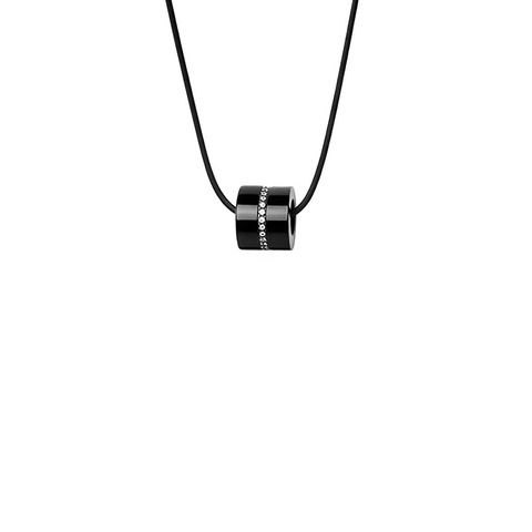 PT118B B.Tiff Black Barrel Pendant