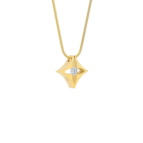 PT138G B.Tiff Gold Floro Pendant