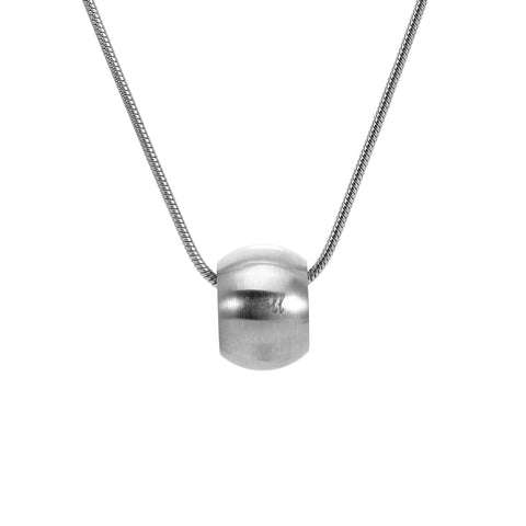 PT220W B.Tiff Pave Hollow Globe Pendant Necklace