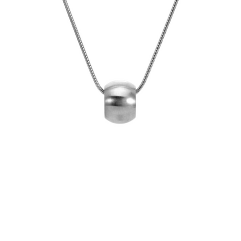 PT220W B.Tiff Pave Hollow Globe Pendant Necklace