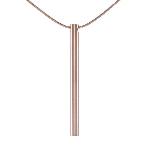 PT300RG B.Tiff Rose Gold Plain Bar Pendant