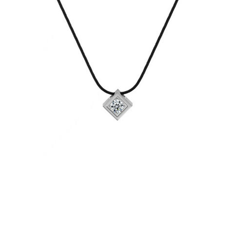 PT301W B.Tiff Cubi Pendant Necklace
