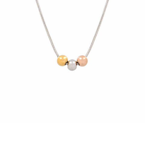 PT302W B.Tiff Triolette Pendant Necklace