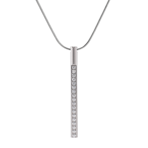 PT318W B.Tiff Pave Bar Pendant