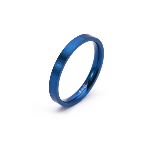RG101BL B.Tiff Blue Stacking Ring [Thin Band]