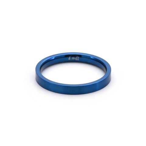 RG101BL B.Tiff Blue Stacking Ring [Thin Band]