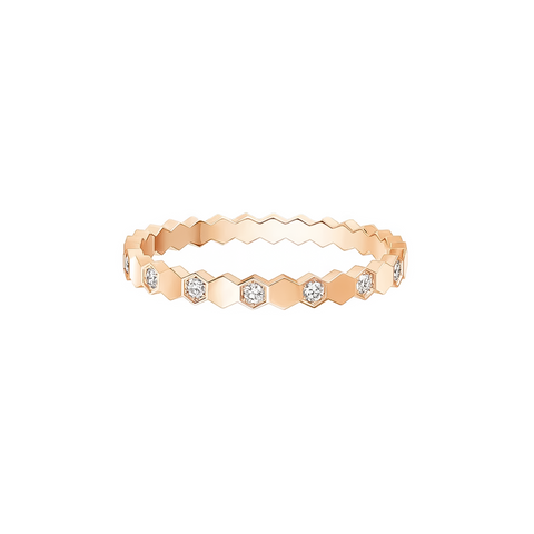 RG110RG B.Tiff Pavé Rose Gold Mon Rêve Ring