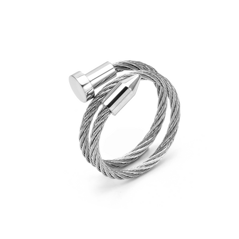 RG116W B.Tiff Pointe Cable Adjustable Ring