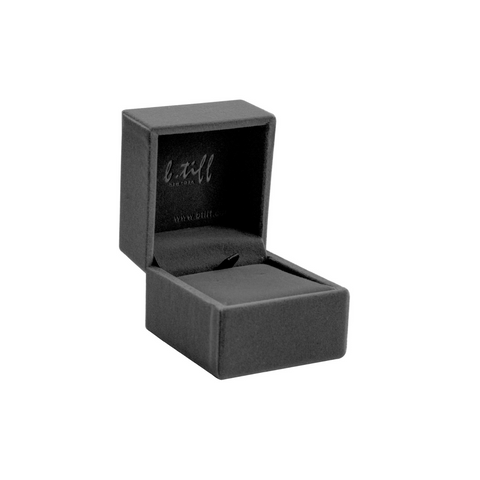 Z901 B.Tiff Velvet Small Ring & Earrings Box