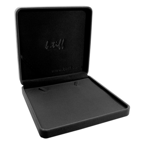 Z903 B.Tiff Velvet Large Necklace Box