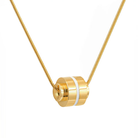 PT303GW B.Tiff Gold Bearing Pendant Necklace