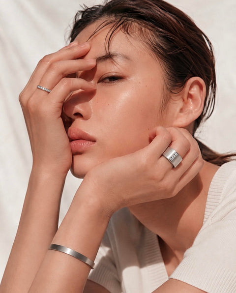 RG223W B.Tiff 4-Stone Wide Ring [Wide Band]