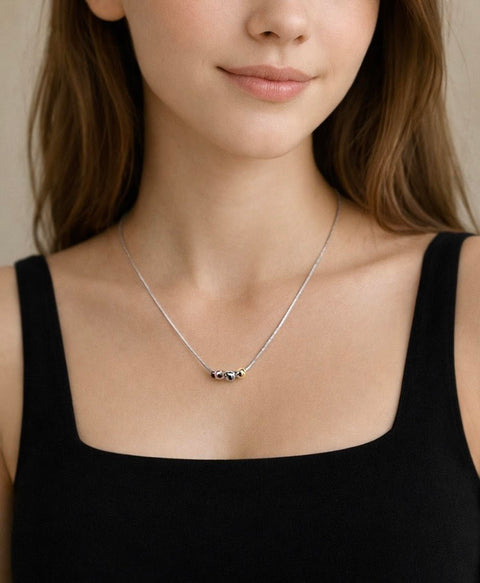 PT302W B.Tiff Triolette Pendant Necklace