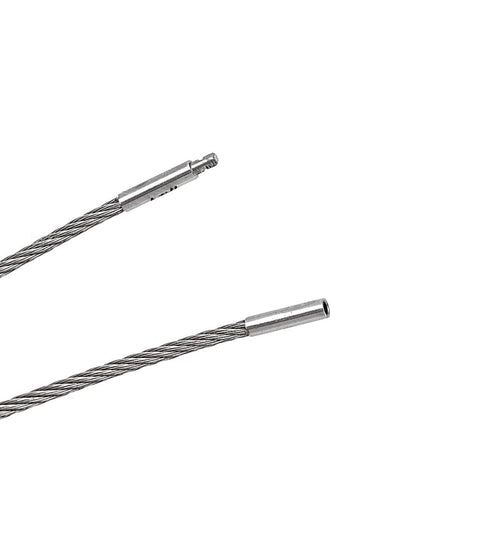 C015B B.Tiff Black Cable Wire Chain Necklace